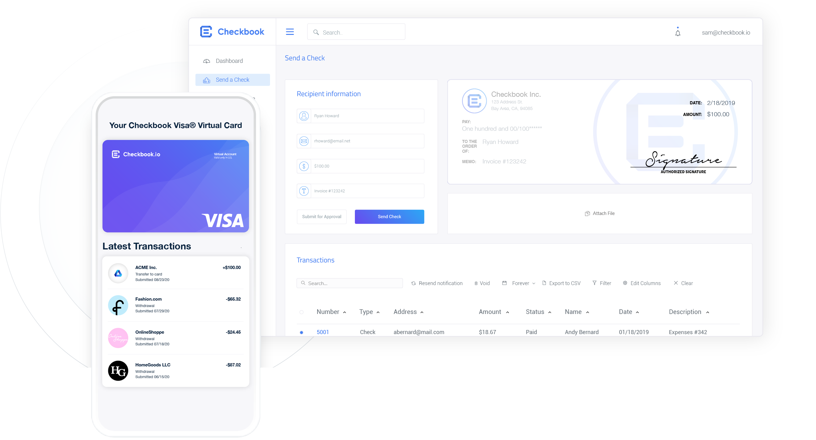 Create And Send Virtual Cards